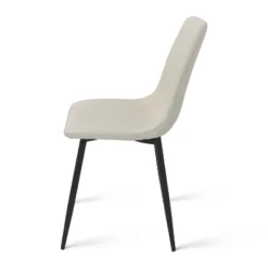 Charls+Bingo 5-Piece Metal Legs And 4 Upholstered Chairs Modern Rectangular Dining Table Furniture Set-The Pop Maison -Restaurant Furniture Store GUEST 00d0bc17 7e12 4600 87cd 95ea872346c6