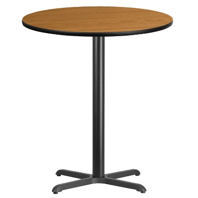 Flash Furniture 36'' Round Laminate Table Top With 30'' X 30'' Bar Height Table Base 7 Flash Furniture 36'' Round Laminate Table Top With 30'' X 30'' Bar Height Table Base - Image 5