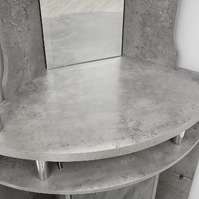 Home Source Concrete Corner Bar 4 Home Source Concrete Corner Bar - Image 2
