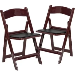 Emma And Oliver 2 Pack Wedding Party Event Resin Folding Chair With Vinyl Padded Seat 25 Emma And Oliver 2 Pack Wedding Party Event Resin Folding Chair With Vinyl Padded Seat -Restaurant Furniture Store GUEST 018715f3 7d9b 407e 999d 398925d93d55