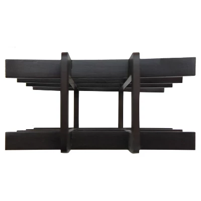 Oceanstar 12-Bottle Dark Espresso Wine Rack 4 Oceanstar 12-Bottle Dark Espresso Wine Rack - Image 2