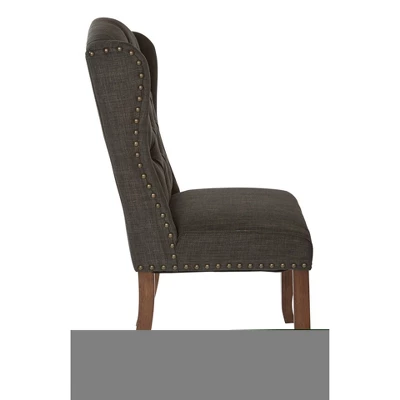 Jessica Tufted Wingback Dining Chair - OSP Home Furnishings 3 Jessica Tufted Wingback Dining Chair - OSP Home Furnishings