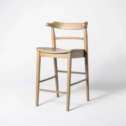 Kaysville Curved Back Wood Counter Height Barstool - Threshold™ Designed With Studio McGee -Restaurant Furniture Store GUEST 023f7aed 536a 4f95 b97e 35970af67510
