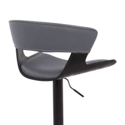 Karine Adjustable Swivel Faux Leather Metal Barstool Gray/Black - Armen Living 16 Karine Adjustable Swivel Faux Leather Metal Barstool Gray/Black - Armen Living -Restaurant Furniture Store GUEST 02fe87c9 fc17 4a4c ae88 93db9b8e5cc2