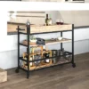 Emma And Oliver Light Oak Wood Kitchen Bar Cart, Stemware Rack And Locking Casters 1 Emma And Oliver Light Oak Wood Kitchen Bar Cart, Stemware Rack And Locking Casters -Restaurant Furniture Store GUEST 03a17c67 ab93 40d7 8651 69a089892a89