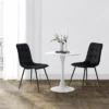 Nash Velvet Side Chair With Black Legs - CorLiving -Restaurant Furniture Store GUEST 03bc8bff ab2b 4534 95f5 fd3c30e7d1f0