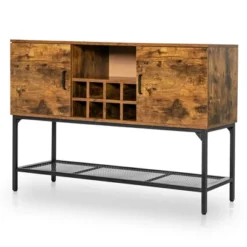 Costway Industrial Kitchen Buffet Sideboard 2-Door Console Table W/Open Shelf Wine Rack 17 Costway Industrial Kitchen Buffet Sideboard 2-Door Console Table W/Open Shelf Wine Rack -Restaurant Furniture Store GUEST 0433f4d8 2084 41f1 af82 1ed83c417b54