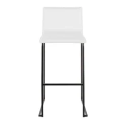 Set Of 2 Mara Upholstered Barstools White/Black - Lumisource -Restaurant Furniture Store GUEST 0434256d 740d 42fe abff dcb63d10369c