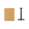 Emma And Oliver 24"x30" Rectangular Natural Laminate Table Top With 18"RD Base 1 Emma And Oliver 24"x30" Rectangular Natural Laminate Table Top With 18"RD Base -Restaurant Furniture Store GUEST 0599862f 650d 4e67 9916 ac0d469878b4