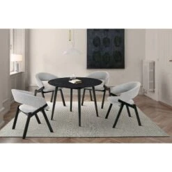 Set Of 2 Talulah Fabric Veneer Dining Chairs - Armen Living -Restaurant Furniture Store GUEST 05bac24c 99d6 4d90 9e3c f91f6b7b4498