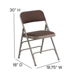 Emma And Oliver 2 Pack Home & Office Party Events Fabric Padded Metal Folding Chair -Restaurant Furniture Store GUEST 0616d731 d119 4d1e ac7d 62bad7bbbc8b