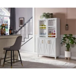 Home Source Home Bar Cabinet Rotating Wine Rack -Restaurant Furniture Store GUEST 0639612c 8407 4fa9 9c18 e44d045ed4bb