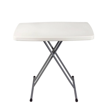 20"x30" Height Adjustable Personal Folding Card Table Speckled Gray - Hampden Furnishings 4 20"x30" Height Adjustable Personal Folding Card Table Speckled Gray - Hampden Furnishings - Image 2