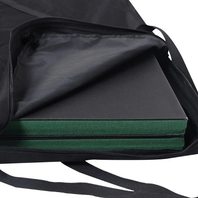 Costway 48" Green Octagon 8 Player Four Fold Folding Poker Table Top & Carrying Case 8 Costway 48" Green Octagon 8 Player Four Fold Folding Poker Table Top & Carrying Case - Image 6