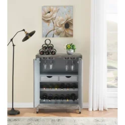 Gray Forest 2 Door Wine Cabinet Gray White Washed - Treasure Trove Accents 13 Gray Forest 2 Door Wine Cabinet Gray White Washed - Treasure Trove Accents -Restaurant Furniture Store GUEST 091401c2 6b10 4628 aeaf 5c6548807bc4