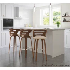 Set Of 2 Cosini Upholstered Barstools - Lumisource -Restaurant Furniture Store GUEST 09390826 577d 4b93 916a 92a26568db6a