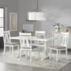 5pc Miller Rectangular Dining Set White - Lifestorey -Restaurant Furniture Store GUEST 0955c90b 54ff 4421 a3a9 9535775f1d4b