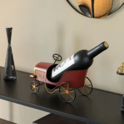 Vintiquewise Metal Figurine Car Shaped Vintage Wine Single Bottle Holder Stand Rack -Restaurant Furniture Store GUEST 09992be5 a496 43f1 8f57 095181d20658