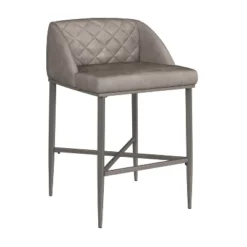 Set Of 2 Phoenix Non Swivel Counter Height Barstool Gray - Hillsdale Furniture -Restaurant Furniture Store GUEST 0a595779 04e1 43b4 8916 64964b8a6255
