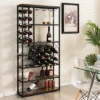 Costway Industrial Wine Rack Multi-purpose Freestanding Bakers Rack With Glass Holder 1 Costway Industrial Wine Rack Multi-purpose Freestanding Bakers Rack With Glass Holder -Restaurant Furniture Store GUEST 0ab2436f 8f26 41ce 97ae 9576e3441ef4