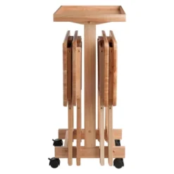 6pc Snack Table Set - Natural - Winsome -Restaurant Furniture Store GUEST 0b31a9a3 c353 445f 9104 3560090b7394