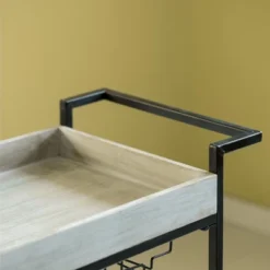 Vintiquewise Metal Wine Bar Serving Cart With Rolling Wheels, Wine Rack, And Glass Holder 13 Vintiquewise Metal Wine Bar Serving Cart With Rolling Wheels, Wine Rack, And Glass Holder -Restaurant Furniture Store GUEST 0b778440 d033 4c9d a160 44c5fe4aaf37