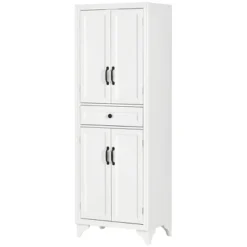HOMCOM 67" Freestanding Kitchen Pantry, 4-Door Storage Cabinet With Drawer And Adjustable Shelves, White 9 HOMCOM 67" Freestanding Kitchen Pantry, 4-Door Storage Cabinet With Drawer And Adjustable Shelves, White -Restaurant Furniture Store GUEST 0b9ec643 d739 4100 a0a7 d41146c850f1