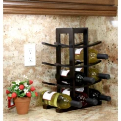 Oceanstar 12-Bottle Dark Espresso Wine Rack 13 Oceanstar 12-Bottle Dark Espresso Wine Rack -Restaurant Furniture Store GUEST 0befdd0d a9b8 41ff a855 c32accea2f37