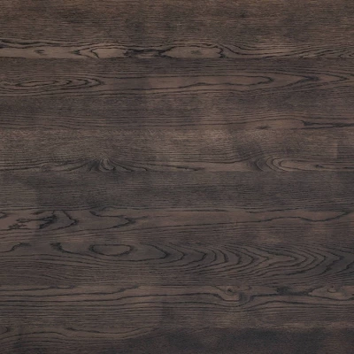 Nevada Trestle Base Dining Table Rustic Oak - Armen Living 6 Nevada Trestle Base Dining Table Rustic Oak - Armen Living - Image 4