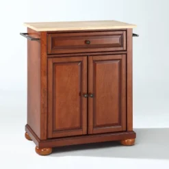 Alexandria Wood Top Portable Kitchen Island/Cart - Crosley -Restaurant Furniture Store GUEST 0cdfa591 3b2b 428b 8d24 4178d88a3fa8