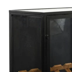 Contemporary Wood Standing Wine Rack Black - Olivia & May -Restaurant Furniture Store GUEST 0d5377c0 04c7 4ed8 a8b9 daad5472653a