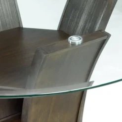 Simms Round Standard Height Dining Table Walnut - Picket House Furnishings -Restaurant Furniture Store GUEST 10444b80 59da 4f9b af06 8a34595e7d0c