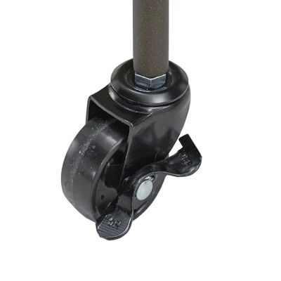 Keene Bronze Finish And Wood Double Cross Bar Cart Bronze/Walnut - Inspire Q 7 Keene Bronze Finish And Wood Double Cross Bar Cart Bronze/Walnut - Inspire Q - Image 5