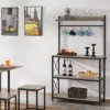Yaheetech 4-Tier Kitchen Storage Rack With 5 S Hooks 1 Yaheetech 4-Tier Kitchen Storage Rack With 5 S Hooks -Restaurant Furniture Store GUEST 119b88d6 8eac 4b2f 947b f6a4608c783f