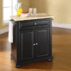 Alexandria Wood Top Portable Kitchen Island/Cart - Crosley