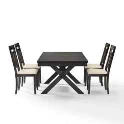 Hayden 5pc Extendable Dining Set With 4 Slat Back Chairs Slate - Crosley 24 Hayden 5pc Extendable Dining Set With 4 Slat Back Chairs Slate - Crosley -Restaurant Furniture Store GUEST 137235de 32cb 4f0d 9f58 c4825f4046e2