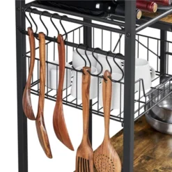 Yaheetech Kitchen Storage Shelves With 10 Hooks -Restaurant Furniture Store GUEST 15bc0114 1e7a 4d74 850b 49f255b842d4