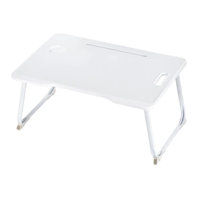 Unique Bargains Laptop Bed Desk Foldable Breakfast Tray Portable Lap Desk With Tablet Slot Cup Holder For Bed Couch Sofa Floor 8 Unique Bargains Laptop Bed Desk Foldable Breakfast Tray Portable Lap Desk With Tablet Slot Cup Holder For Bed Couch Sofa Floor - Image 6