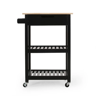 Dade Kitchen Cart With Wheels - Christopher Knight Home 9 Dade Kitchen Cart With Wheels - Christopher Knight Home - Image 7