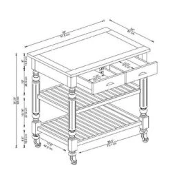 Barker Kitchen Cart And Islands - Linon 28 Barker Kitchen Cart And Islands - Linon -Restaurant Furniture Store GUEST 1927b8e2 0159 408e b22b afe315e4a84c