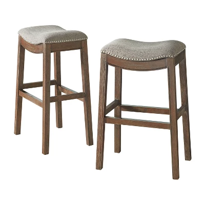 Set Of 2 Williston Bar Height Stools - Alaterre Furniture 10 Set Of 2 Williston Bar Height Stools - Alaterre Furniture - Image 8