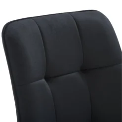 Nash Velvet Side Chair With Black Legs - CorLiving -Restaurant Furniture Store GUEST 1aacf899 9c4a 4f83 a142 a1950de6392a