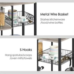 Yaheetech 4-Tier 55" Kitchen Baker's Rack With Power Outlet -Restaurant Furniture Store GUEST 1ae88d52 0df8 44af 9ab5 9890b07d9adb