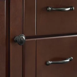 Eleanor Granite Top Kitchen Cart Mahogany/Gray - Crosley -Restaurant Furniture Store GUEST 1bbecfb9 7e71 4c39 96db 16be80c8428d