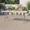 Flash Furniture 6-Foot Granite White Plastic Folding Table 2 Flash Furniture 6-Foot Granite White Plastic Folding Table -Restaurant Furniture Store GUEST 1be03ba7 456e 4295 a9df 5484ae695e09