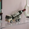 Vintiquewise Decorative Rustic Metal White Single Bottle Cement Truck Wine Holder For Tabletop Or Countertop -Restaurant Furniture Store GUEST 1c5445a3 ccff 4a06 bff3 59b39bb3ce9b
