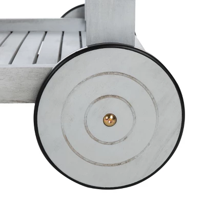 Orland Tea Trolley - Grey - Safavieh 7 Orland Tea Trolley - Grey - Safavieh - Image 5