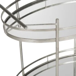 Dante Bar Cart - Silver/Mirror - Safavieh -Restaurant Furniture Store GUEST 1e1cf7d6 ae29 4bfb 9a44 93dd73361612