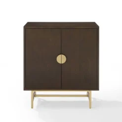 Blair Bar Cabinet Dark Brown/Gold - Crosley -Restaurant Furniture Store GUEST 1e2b47ae 6d2b 4b98 9169 0642d065afbe