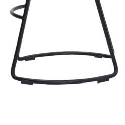 Wooden Saddle Seat Barstool Brown And Black - The Urban Port -Restaurant Furniture Store GUEST 1f9f6b00 fb56 473b b66d b9ee90794be5